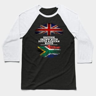 British Grown With South African Roots - Gift for South African With Roots From South Africa Baseball T-Shirt